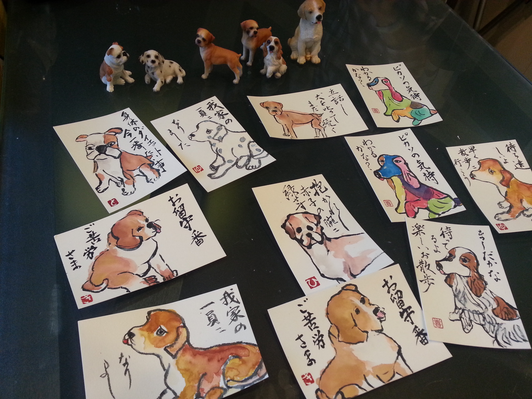 絵手紙の犬: ことの葉 ブログ